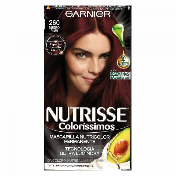 Garnier Nutrisse HAIR COLOR #260 NEGRO RUBI / BLACK RUBY