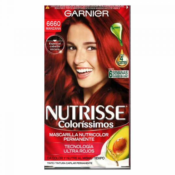 Garnier Nutrisse HAIR COLOR # 6660 MANZANA / APPLE